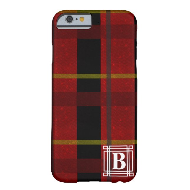 Speld met wit monogram Case-Mate iPhone case (Achterkant)