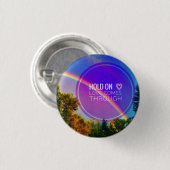 SPELD RAINBOW RONDE BUTTON 3,2 CM (Voorkant /achterkant)