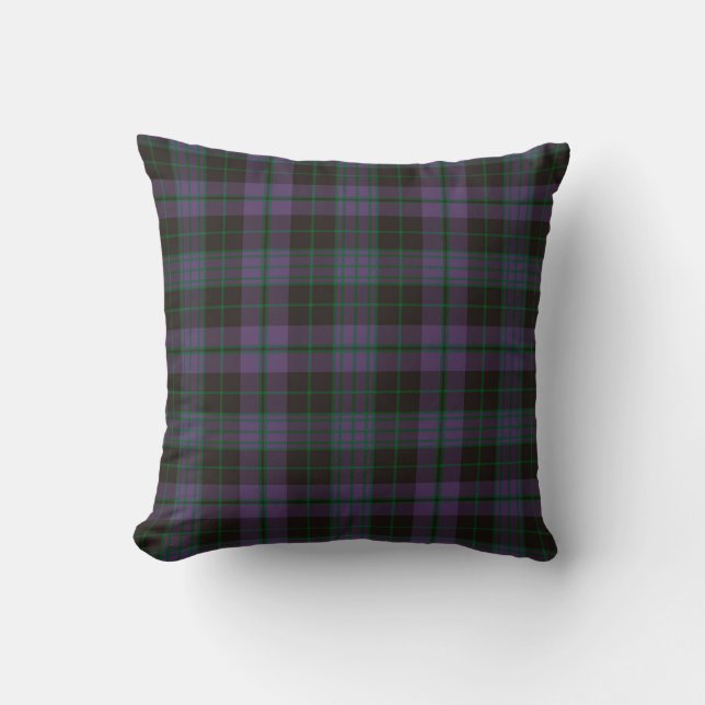 Speld Sierkussen Clergy Green Tartan Pillow (Voorkant)