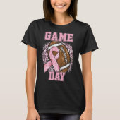 Speldag - Borstkanker - Roze Football T-shirt (Voorkant)