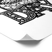 Speldag Bysebyl Rhinestone Bysebyl Speler Sport M Poster (Hoek)