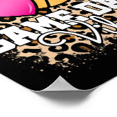 Speldag Bysketbyll Leopard Print Dames Meisjes Bys (Hoek)