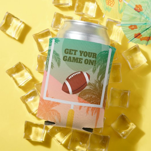 Speldag met palmen en Footballs Blikjeskoeler (Insitu Zomer)