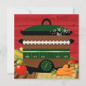 Speldag / Pot Luck / Uitnodiging voor verzamelen (Voorkant)