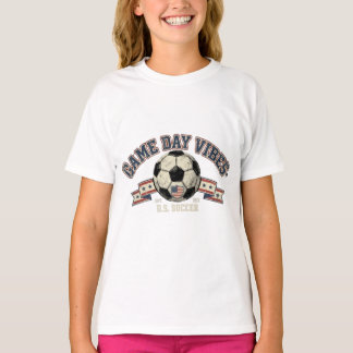 Speldag Sfeer US Voetbal Retro Fan T-shirt