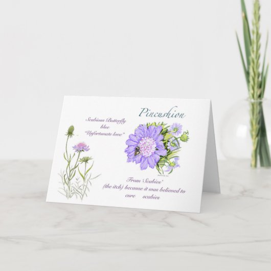 speldenkussen blanco Kaart (Voorkant)