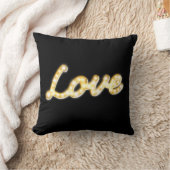  speldenliefdesbehuizing - zwart kussen (Deken)