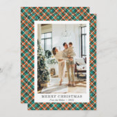  speldennopfoto van Merry-kerstkaarten Feestdagenkaart (Voorkant / Achterkant)