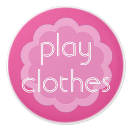 speldenorganisatie roze bloemknop keramische knop