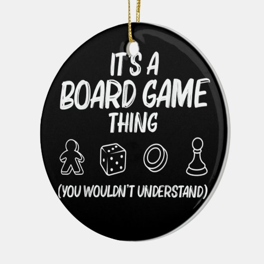 Speldspelregels voor mannen Vrouwen overtreffen ga Keramisch Ornament (Links)