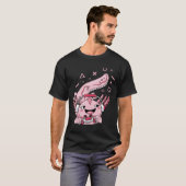 Spelen Axolotl Schattigee Cartoon Axolotl Gamer Sp T-shirt (Voorkant volledig)