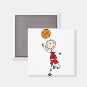 Spelen Basketbal Magnet (Voorkant / Achterkant)