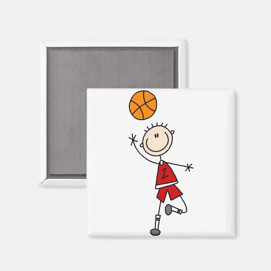 Spelen Basketbal Magnet (Voorkant / Achterkant)