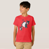 Spelen Belted Galloway Koe & Kalf Kinder T-shirt (Voorkant volledig)