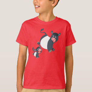 Spelen Belted Galloway Koe & Kalf Kinder T-shirt