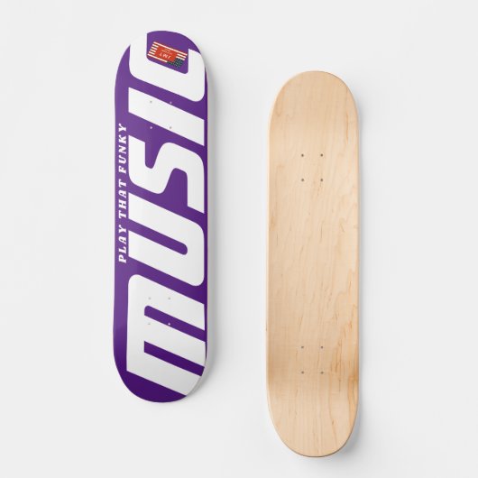 SPELEN DAT FUNKY MUSIC 7 3/4-inch skateboard Deck (Voorkant)