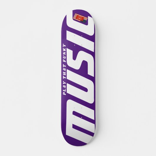 SPELEN DAT FUNKY MUSIC 7 3/4-inch skateboard Deck (Voorkant)