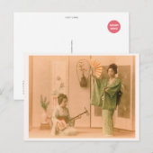 "Spelen en dansen" 舞 物Instrumenten 日 本 Briefkaart (Voorkant / Achterkant)