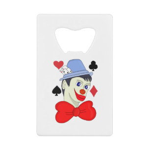 Spelen en lachen creditkaart flessenopener