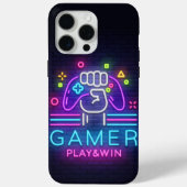 Spelen en winnen van Neon Gamer Case-Mate iPhone Case (Achterkant)