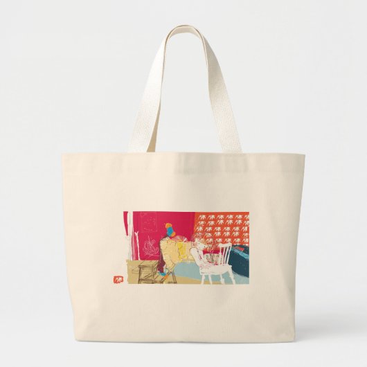 SPELEN GROTE TOTE BAG (Voorkant)