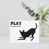 SPELEN: Het is goed voor jou Briefkaart (Staand voorkant)