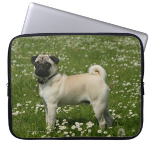 Spelen in bloemen laptop sleeve