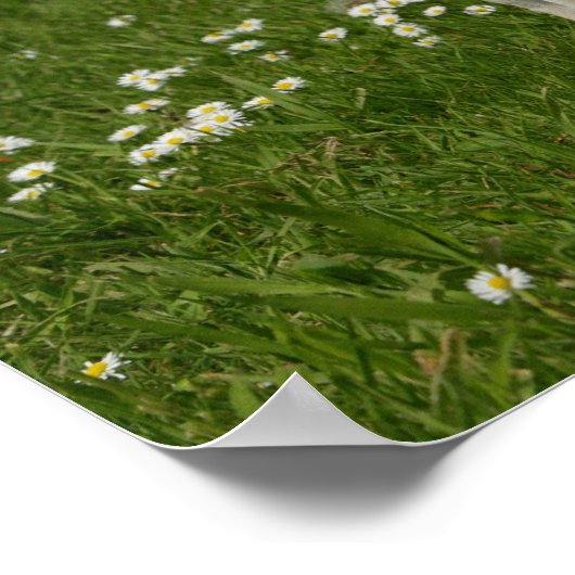 Spelen in bloemen poster (Hoek)