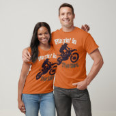 "Spelen in de modder" Dirtbike en Motorcross #3 T-shirt (Unisex)
