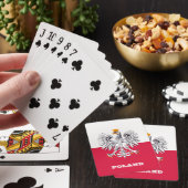 Spelen in Polen, Poolse vlagspelkaarten Pokerkaarten (Insitu)