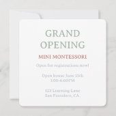 Spelen is het werk van het kind Maria Montessori Kaart (Achterkant)