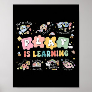 Spelen Is Leren Docent Student Eerste Dag Terug Na Poster