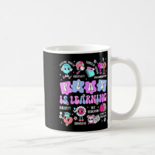 Spelen is leren leraar eerste schooldag terug naar koffiemok