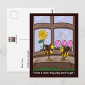 Spelen is moeilijk te krijgen briefkaart (Voorkant / Achterkant)