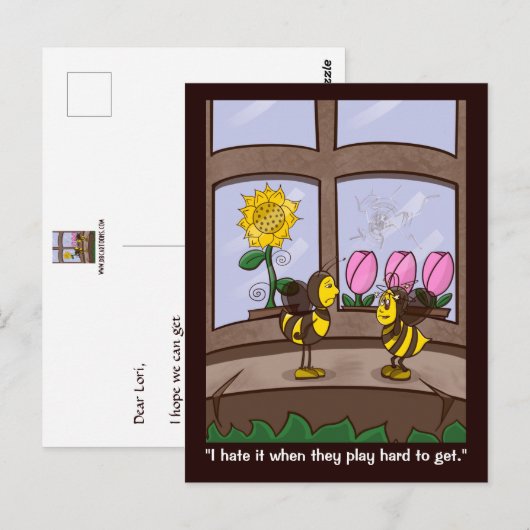 Spelen is moeilijk te krijgen briefkaart (Voorkant / Achterkant)