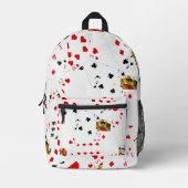 Spelen Kaart Collectie Bedrukte Rugzak (Voorkant)