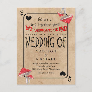 Spelen Kaart Crazy Mushrooms Wedding