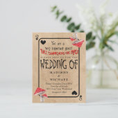 Spelen Kaart Crazy Mushrooms Wedding (Staand voorkant)