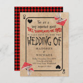 Spelen Kaart Crazy Mushrooms Wedding (Voorkant / Achterkant)