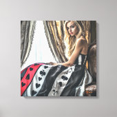 Spelen Kaart elementen, kleding ontwerp, Mode Canvas Afdruk (Voorkant)