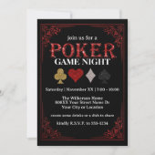 Spelen Kaart Game Night op Black Poker Party (Voorkant)