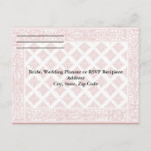 Spelen Kaart King/Queen RSVP Reply Briefkaart (Achterkant)