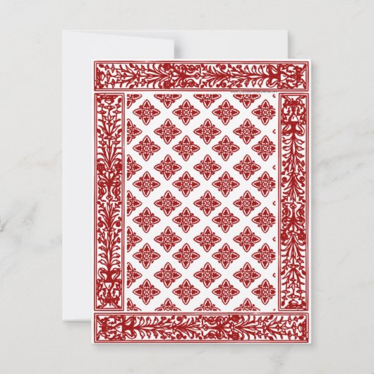 Spelen Kaart King / Queen Save the Date (Achterkant)