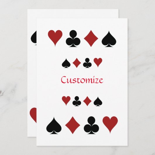 Spelen Kaart Suits Thunder_Cove (Voorkant / Achterkant)