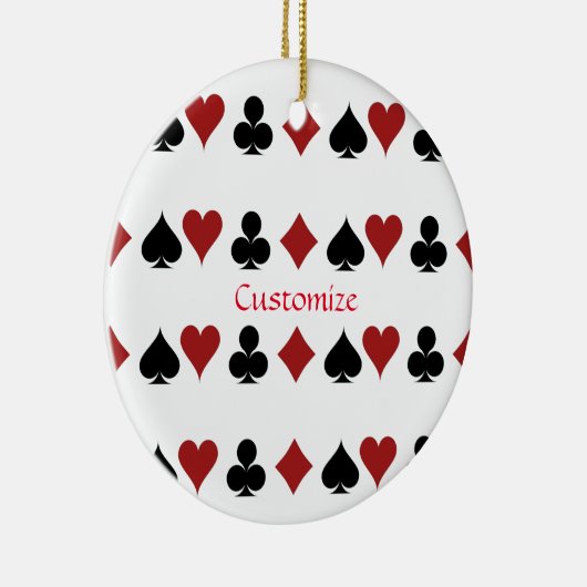 Spelen Kaart Suits Thunder_Cove Keramisch Ornament (Rechts)