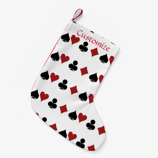 Spelen Kaart Suits Thunder_Cove Kleine Kerstsok (Voorkant (Hangend))