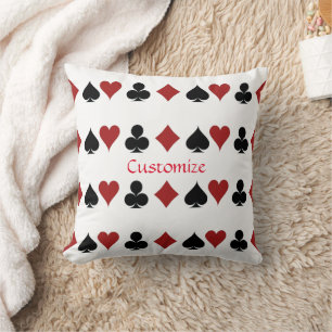 Spelen Kaart Suits Thunder_Cove Kussen