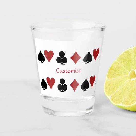 Spelen Kaart Suits Thunder_Cove Shot Glas (Voorkant)