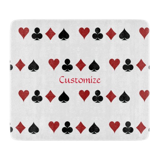 Spelen Kaart Suits Thunder_Cove Snijplank (Voorkant)