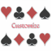 Spelen Kaart Suits Thunder_Cove Sticker (Voorkant)